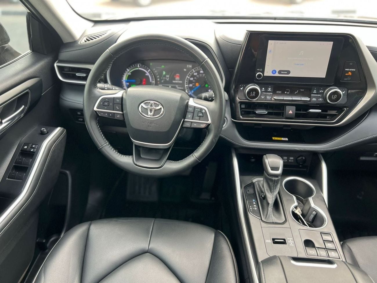 Toyota Highlander LTD HEV 2023 Toyota Highlander Hybrid Full Option - 2.5L V4 - Sunroof - Rear Camera & Radar Leather Sea