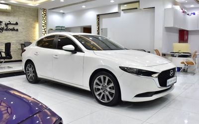 Mazda 3 EVOLVE EXCELLENT DEAL for our Mazda 3 ( 2023 Model ) in White Color GCC Specs