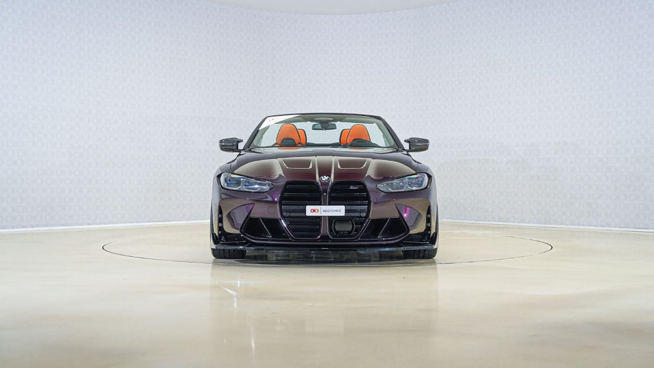 BMW M4 Competition | AED 5,865 PM | Warranty Feb-2026 | GCC
