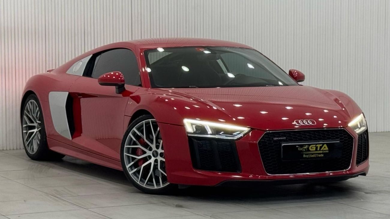 Audi R8 Spyder Std 5.2L 2018 Audi R8 V10, Warranty, Audi Service Package, 1 Of 999, Very Low Kms, GCC