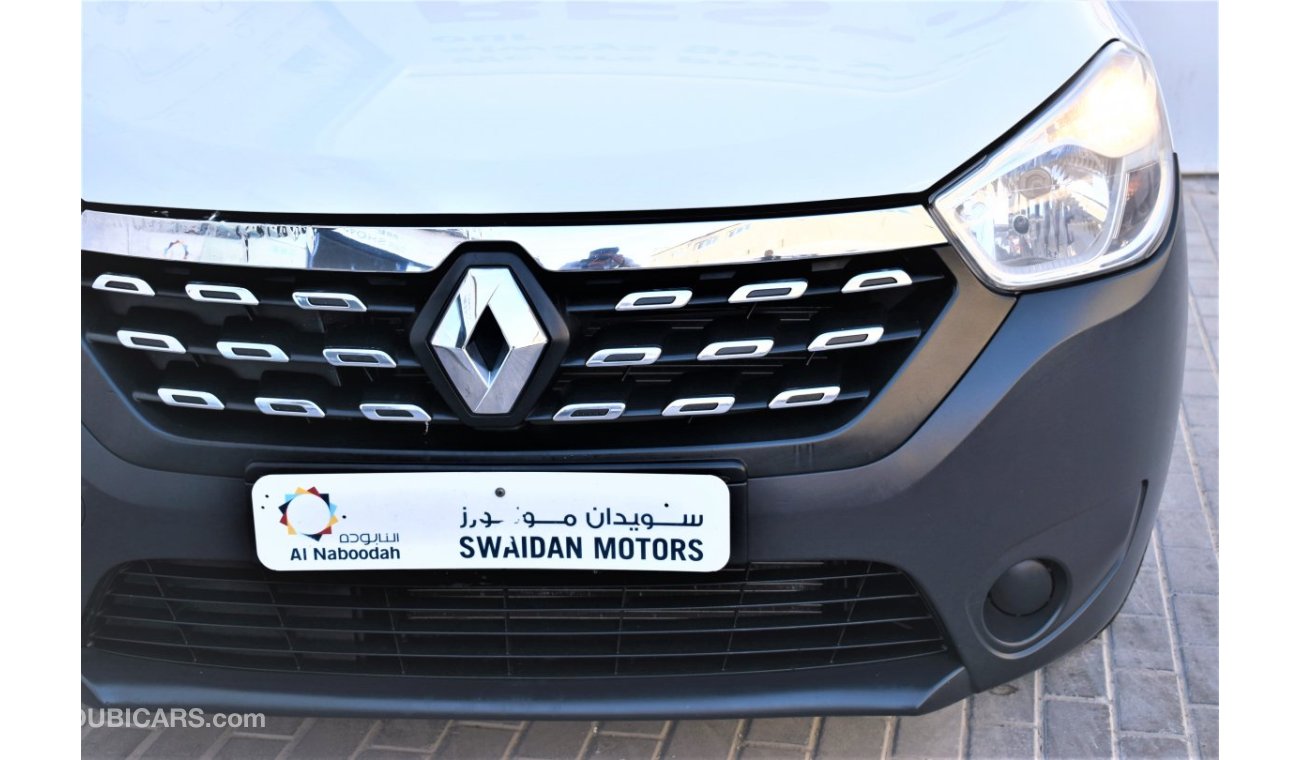 Renault Dokker AED 782 PM | 1.6L MAN CHILLER VAN GCC WARRANTY