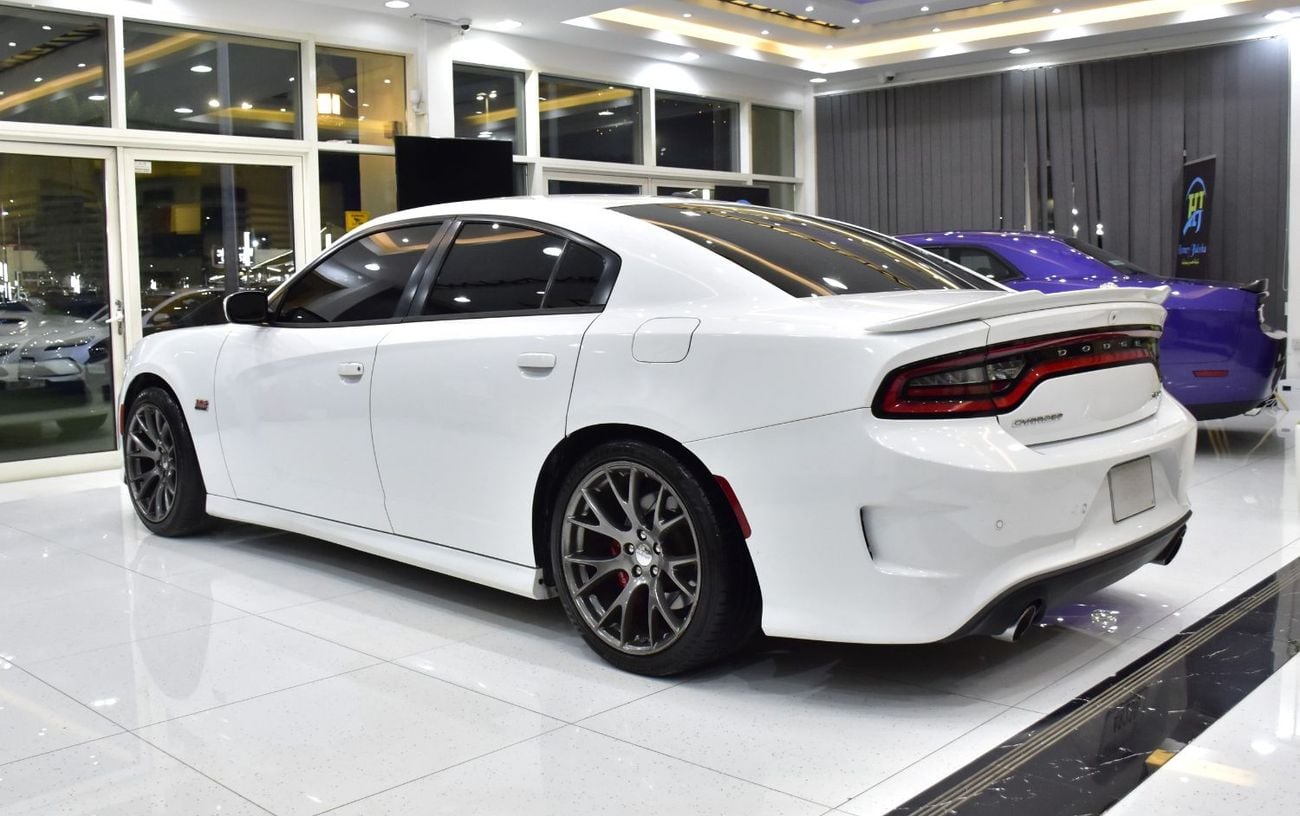 Dodge Charger SRT8 EXCELLENT DEAL for our Dodge Charger SRT ( 2015 Model ) in White Color GCC Specs