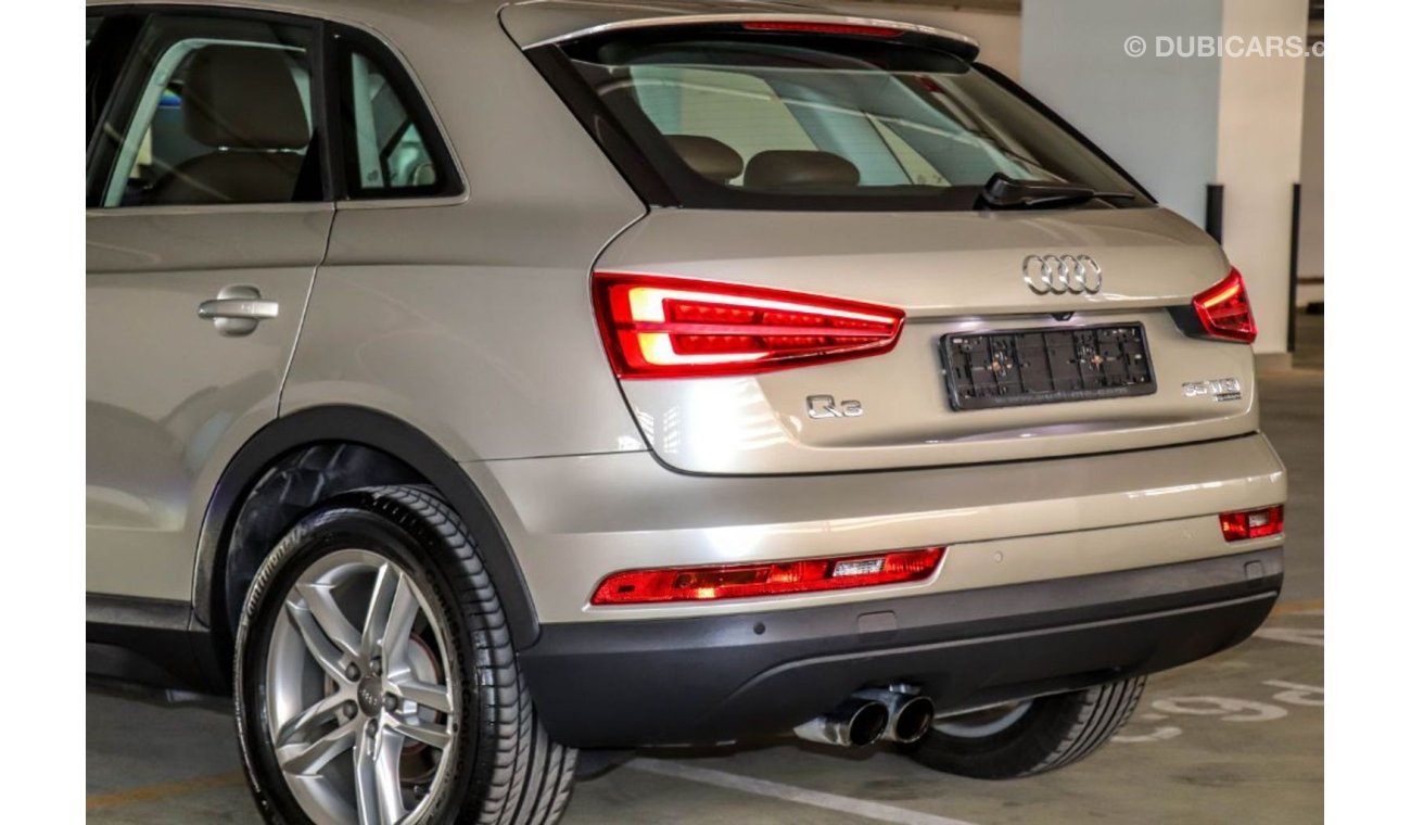 Audi Q3 2016 GCC Under warranty with 0% downpayment