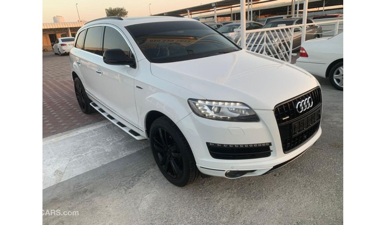 Audi Q7 أودي كيو 7 موديل 2014 فل اوبشن بانوراما 6 سلندر تيربو بحالة جيدة جدا