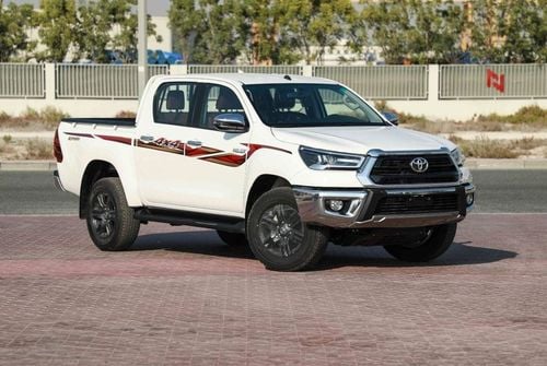 Toyota Hilux 2025 TOYOTA HILUX GLXS 2.7 - SUPER WHITE inside MAROON | Export Only