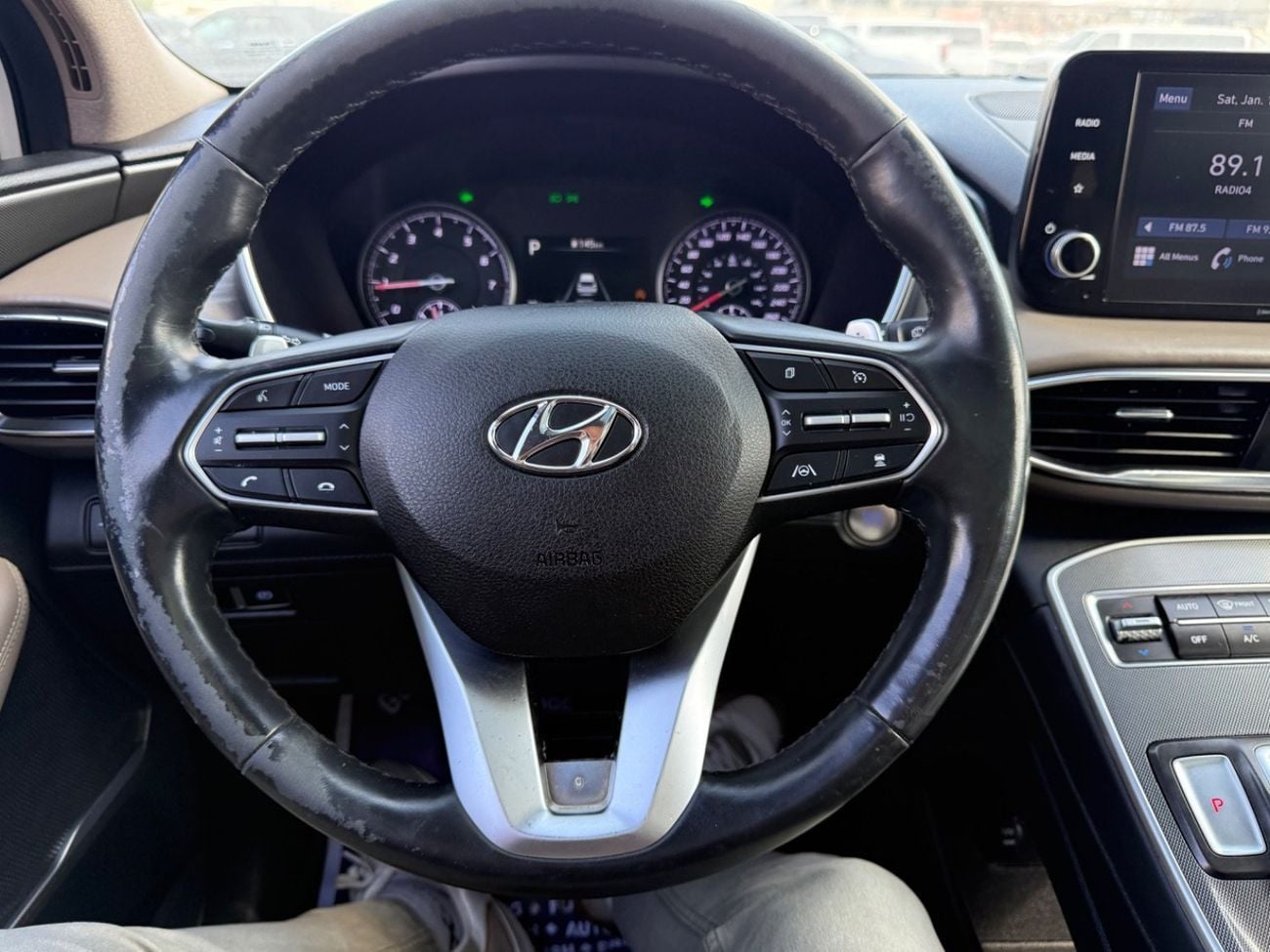 هيونداي سانتا في STD (NON GCC) 2021 PANORAMA 2.5 Turbo FULL TOP OPTION CANADA SPEC