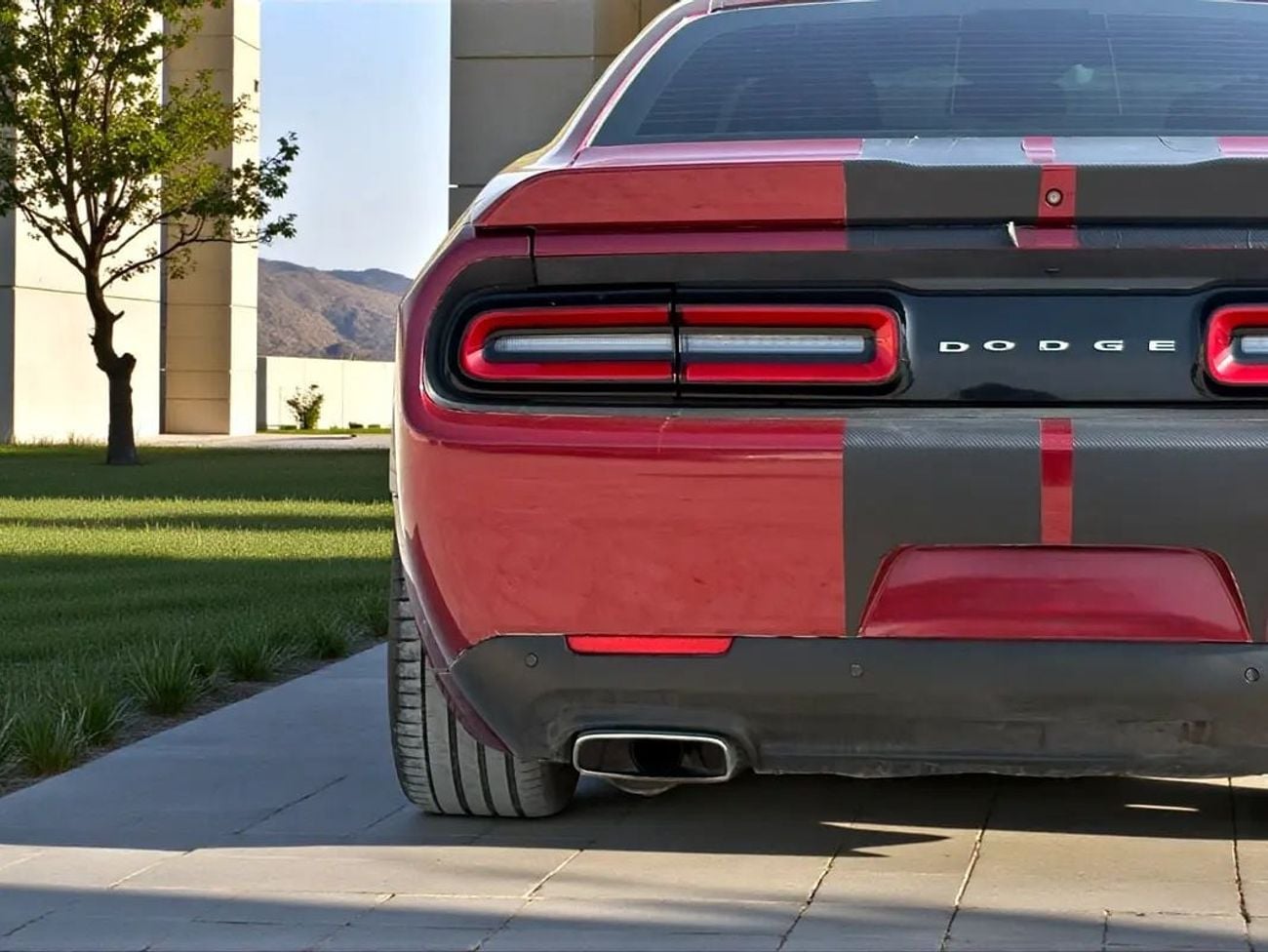 Dodge Challenger !! EID SALE !! 1 YEAR FREE WARRANTY !!  AED 1,050 P.M | 0% DOWN PAYMENT | DODGE CHALLENGER R/T | 202