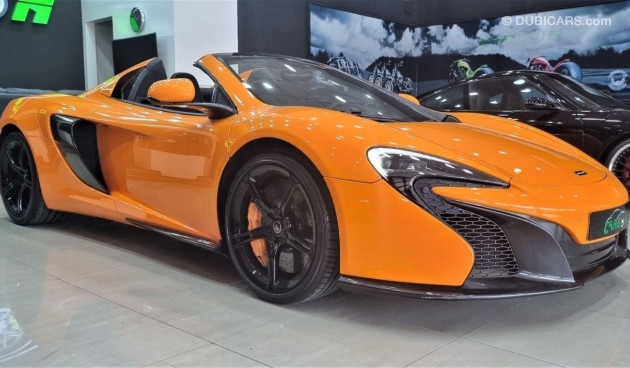 McLaren 650S McLAREN 650S SPIDER 2015 GCC IN BEUATIFUL SHAPE FOR 435K AED