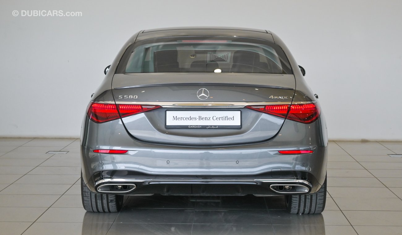 Mercedes-Benz S 580 4M SALOON / Reference: VSB 32685 Certified Pre-Owned with up to 5 YRS SERVICE PACKAGE!!!