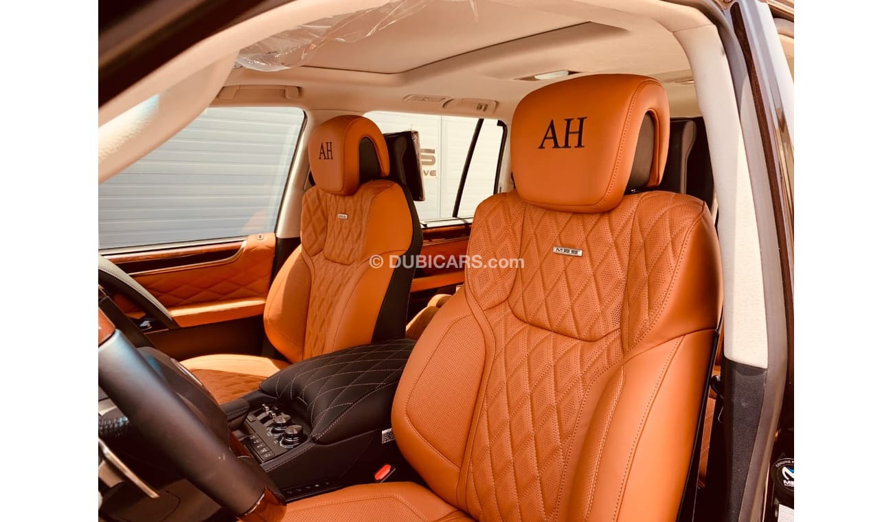 لكزس LX 570 Black Edition  5.7L Petrol Full Option with MBS Autobiography VIP Massage Seat and Roof Star Light (