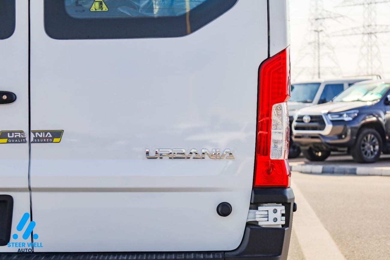 Force Urbania 2026 GCC Specs | 14-Seater | 2.6L Turbo DSL |  High Roof | 5 Speed MT | Passenger Van | For Export