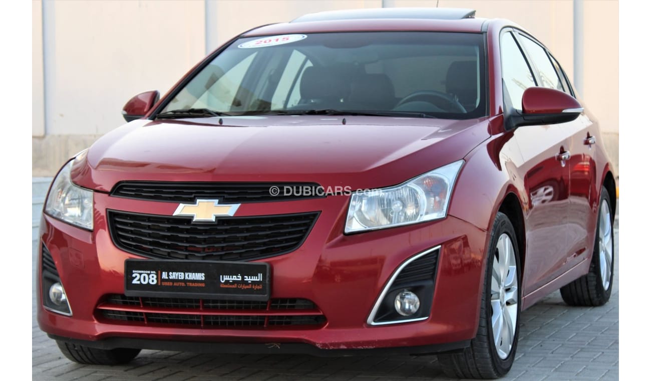 Chevrolet Cruze LT Chevrolet Cruze 2015 Full Option GCC Without Accident