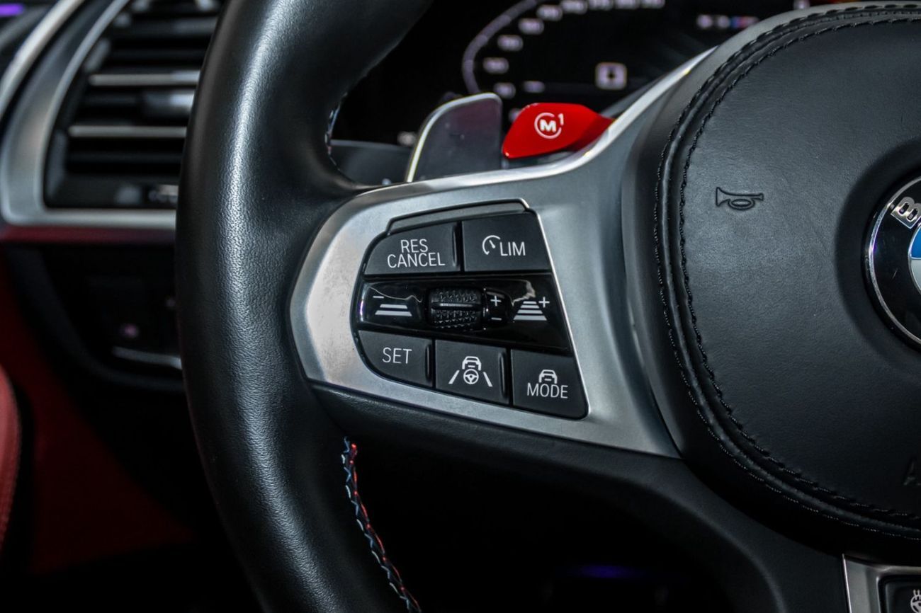 BMW X3M Competition 4.4L BMW X3M COMPETITION 2022 | GCC SPEC | NARDO GREY | RED INTERIOR | WARRANTY  SERVICE