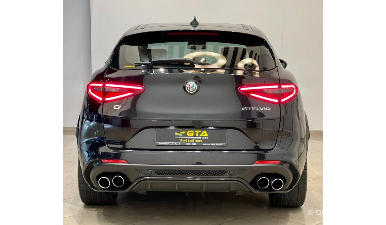 ألفا روميو ستيلفيو 2018 Alfa Romeo Stelvio Quadrifoglio, Gargash Warranty-Service Contract, GCC