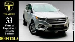 Ford Escape LEATHER SEATS + BIG SCREEN + ELEC TAILGATE / GCC / 2018 / WARRANTY + SERVICE: 30/3/2023 / 780 DHS PM