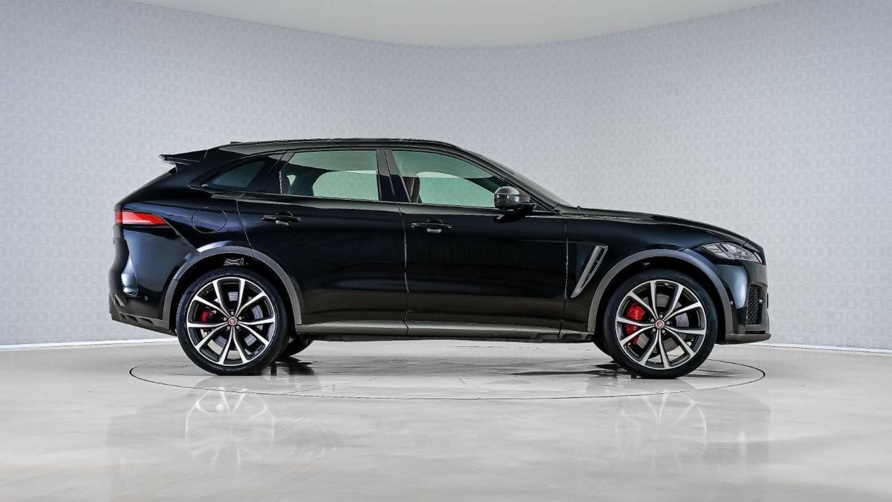 Jaguar F Pace SVR 5.0L UAE's Very Best Example | 2 Years Free Servicing | AED 3,415 Per Month