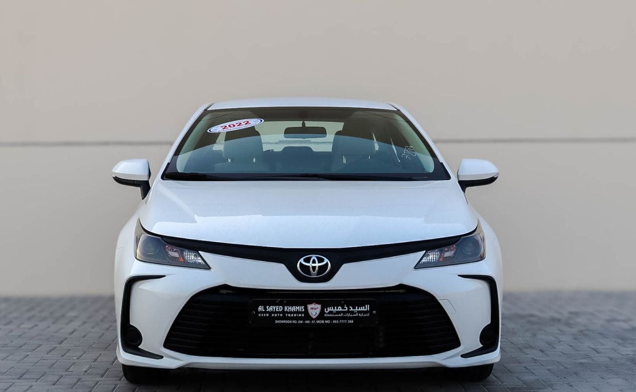 Toyota Corolla XLI 1.6L A/T Toyota Corolla | 1.6 L | 2022 | GCC | Accident-Free | In Excellent Condition | 823 P.M