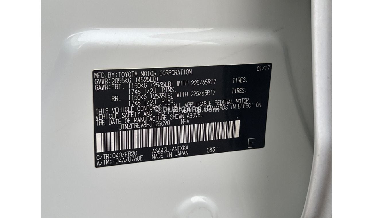 Toyota RAV4 2017 TOYOTA RAV4 LE IMPORTED FROM USA VERY CLEAN CAR INSIDE AND OUT SIDE FOR MORE INFORMATION CONTAC