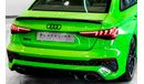 Audi RS3 TFSI quattro 2022 Audi RS3, Audi Warranty + Service Contract, Carbon Pack, Low Kms, GCC