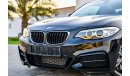 BMW M235i 3.0L V6 -  Under Warranty - AED 2,330 per month - 0% Downpayment
