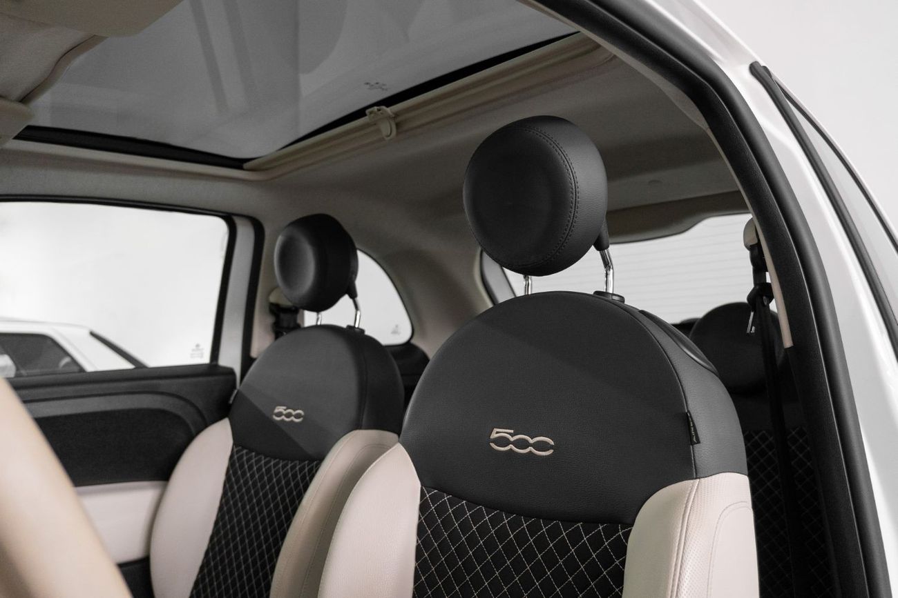 Fiat 500 2023 Fiat 500 Dolce Vita White / Full-Service History/ Dealership Warranty