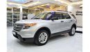 Ford Explorer Std EXCELLENT DEAL for our Ford Explorer 4WD ( 2013 Model! ) in Silver Color! GCC Specs