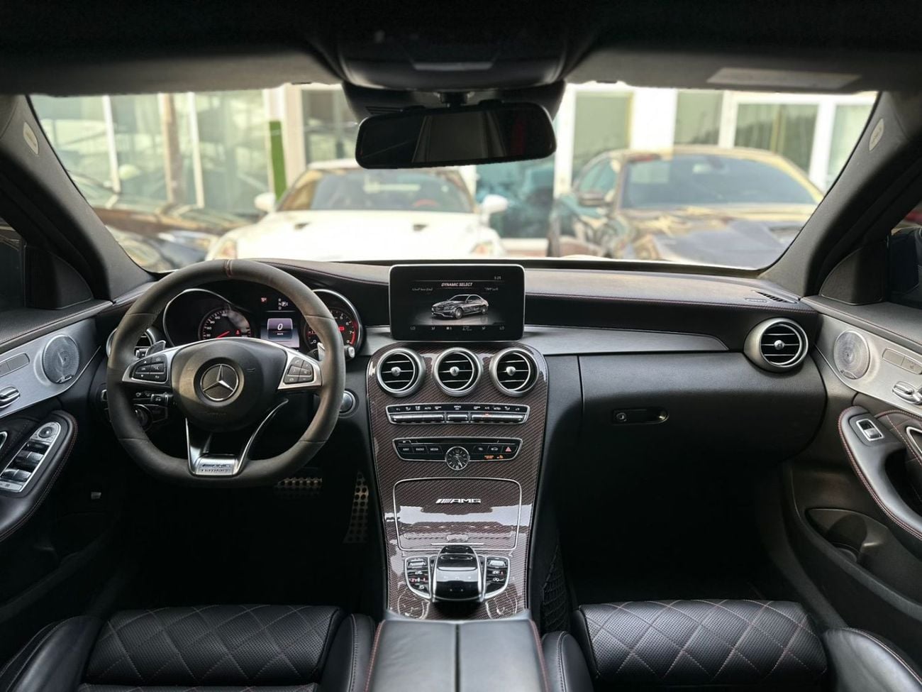 مرسيدس بنز C 36 AMG مرسيدس بنز AMG C63S خليجي 2015 فل ابشن صبغ وكاله بحاله ممتازه