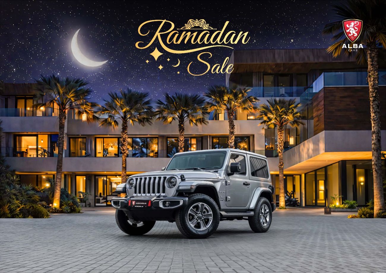 Jeep Wrangler Wrangler Sahara | 2,350 P.M | 0% Downpayment | Service History! | Ramadan Offer!