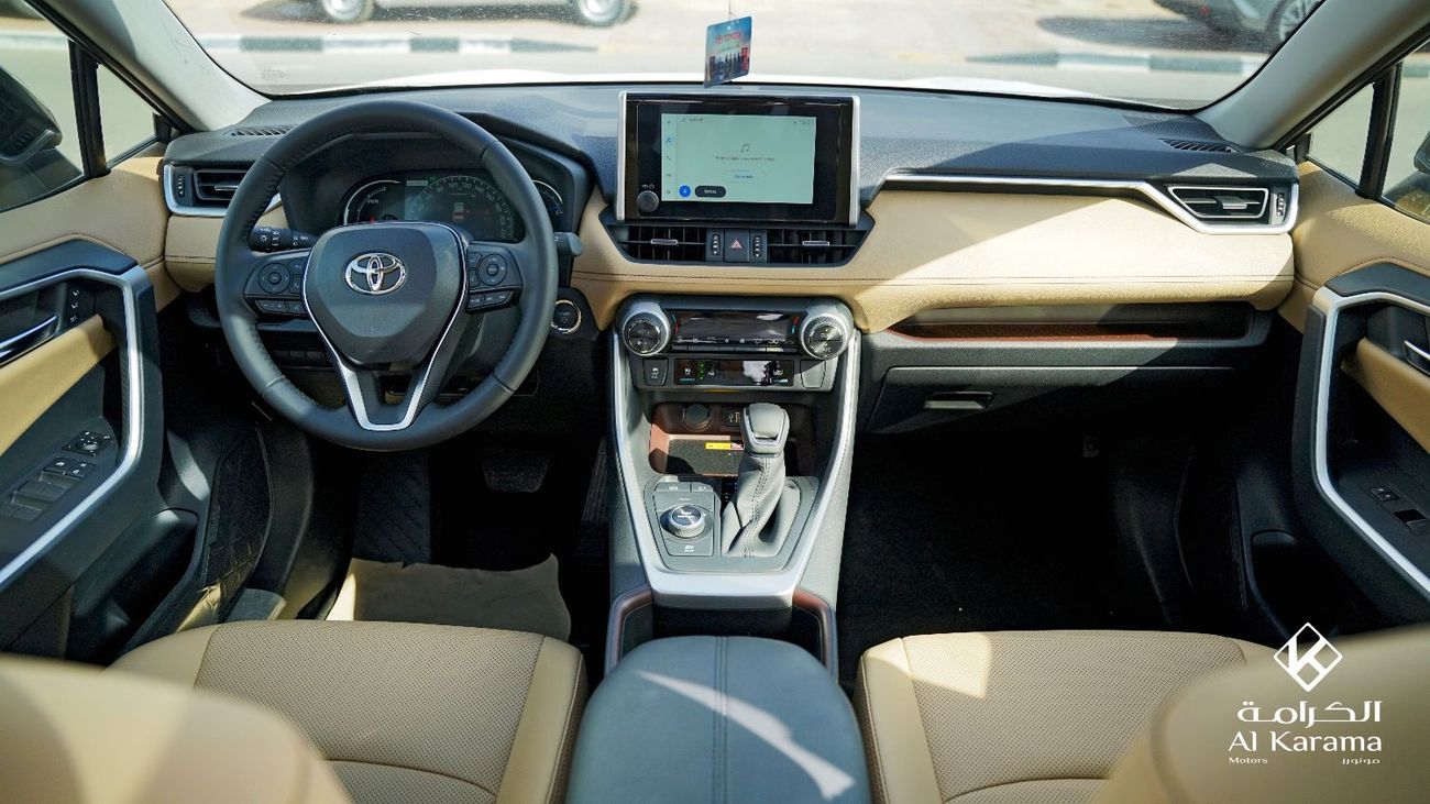 تويوتا راف ٤ محرك هجين سعة 2.5 لتر | إصدار محدود | رادار | ذاكرة للمقاعد | فتحة سقف بانورامية | كامل المواصفات