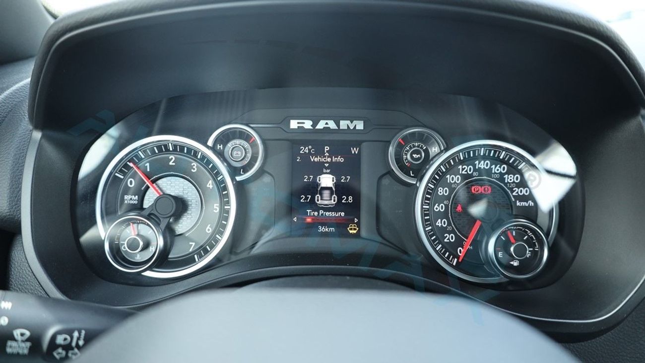 RAM 1500 Bighorn eTorque 3.6L V6 4x4 GCC 0Km With 3 Years Or 100,000 Km Warranty