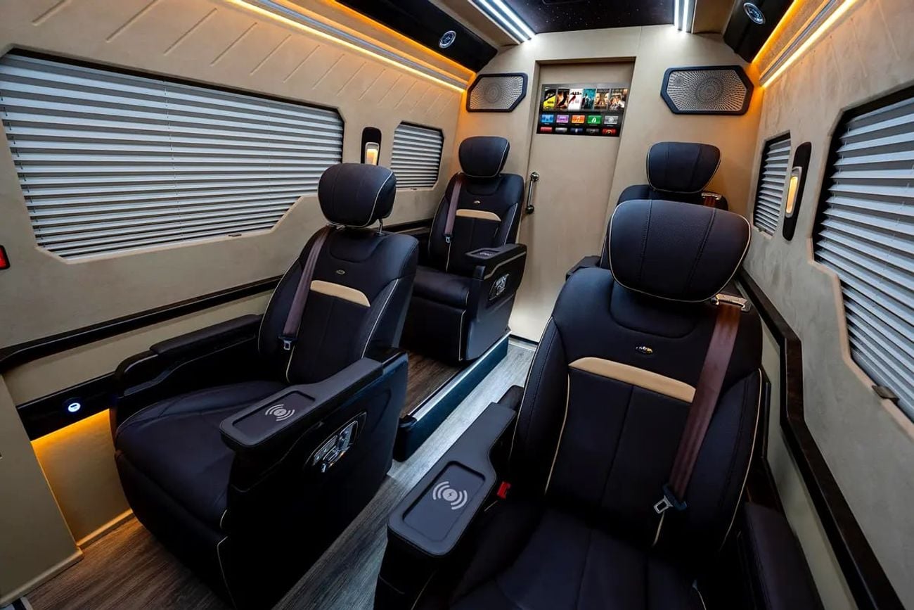 Mercedes-Benz Sprinter VVIP MERCEDES with Bathroom, Additional AC and Air Suspension- 2 Years Warranty VLINE