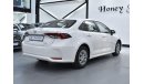 Toyota Corolla EXCELLENT DEAL for our Toyota Corolla 1.6L XLi ( 2022 Model ) in White Color GCC Specs