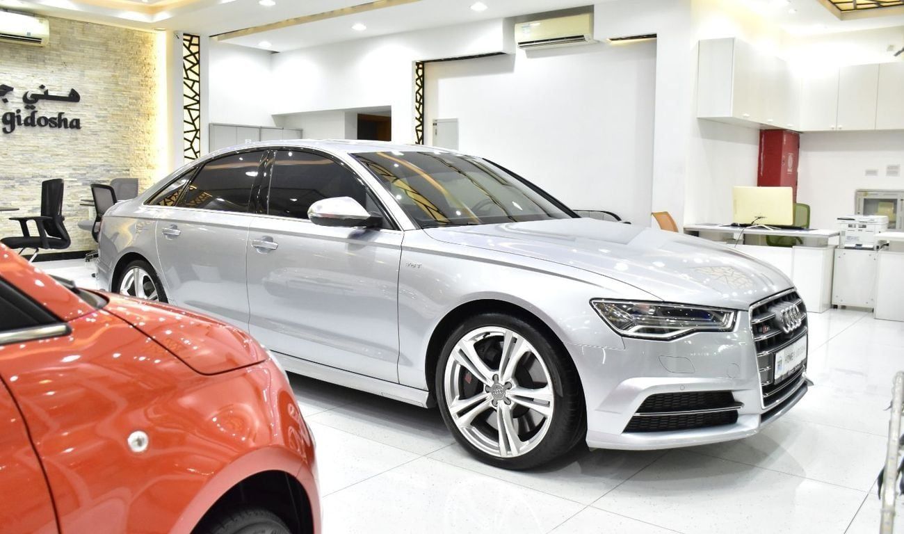 Audi S6 S-Line EXCELLENT DEAL for our Audi S6 V8T ( 2016 Model ) in Silver Color GCC Specs