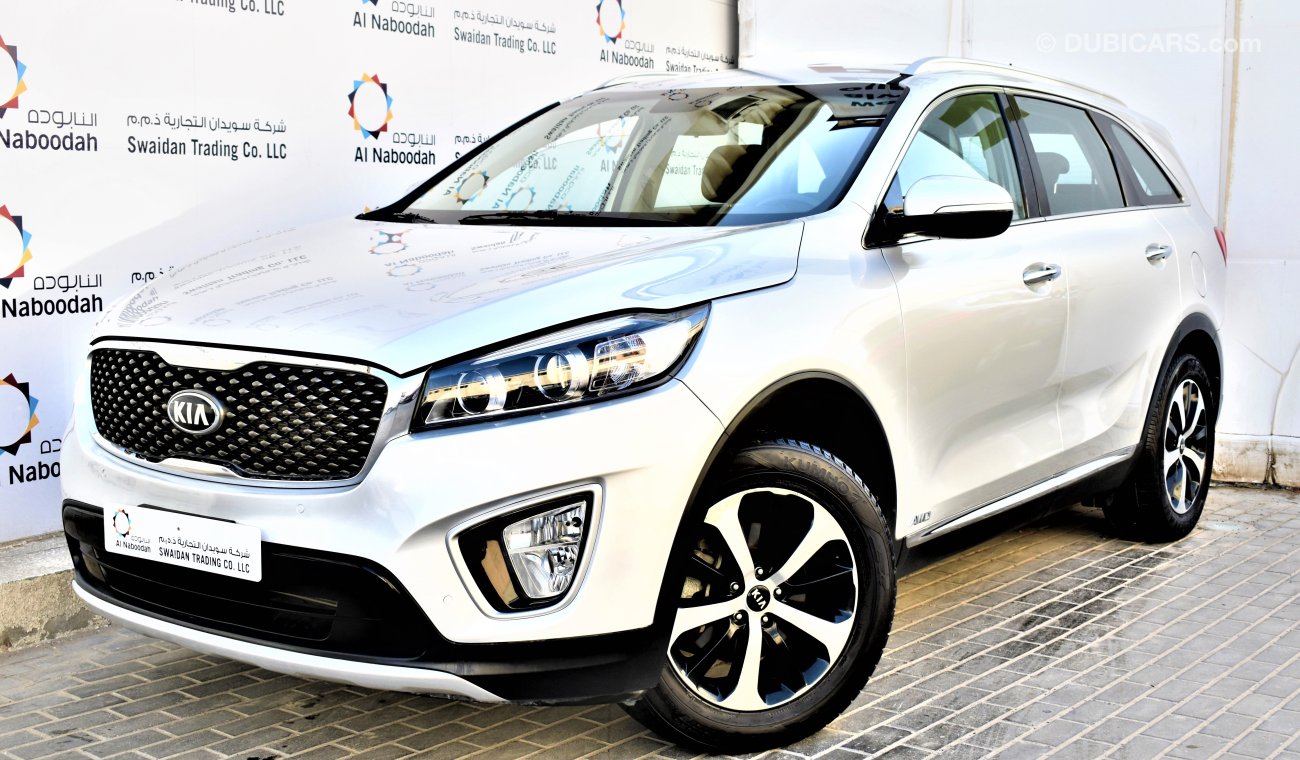 Kia Sorento 3.3L V6 AWD 2016 GCC SPECS DEALER WARRANTY NAVIGATION