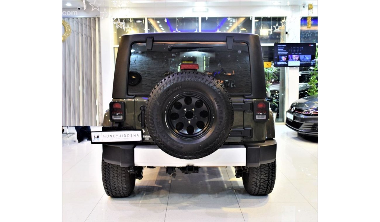 Jeep Wrangler AMAZING Jeep Wrangler Unlimited SAHARA 2015 Model!! in Dark Green Color! American Specs