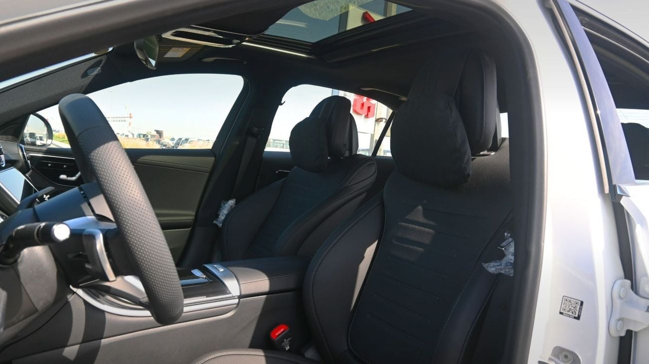 Mercedes-Benz C 200 Mercedes C200 L 2025 1.5L 4 Cylinder 170 hp  4 Doors 5 Seats White outside Black inside