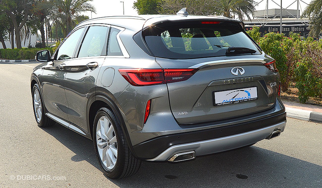 Infiniti QX50 2019, 2.0L AWD GCC, 0km w/ 5Yrs or 200K km Warranty + 2Yrs or 50K km Service at Dynatrade