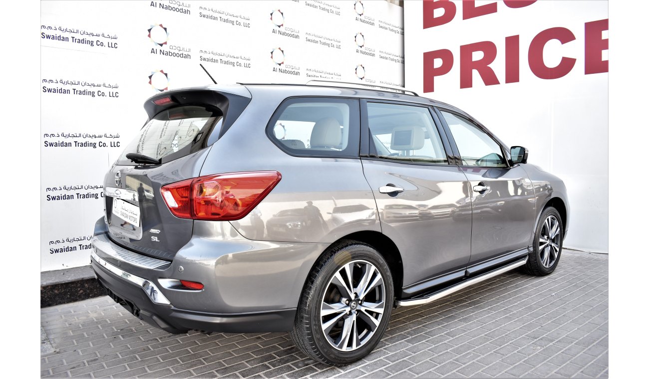 نيسان باثفايندر 3.5L SL AWD FULL OPTION GCC DEALER WARRANTY