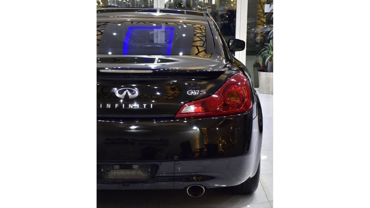 إنفينيتي G37 EXCELLENT DEAL for our Infiniti G37 S ( 2008 Model ) in Black Color GCC Specs
