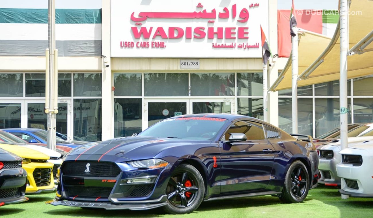 فورد موستانج Mustang Eco-Boost V4 2.3L 2018/ Shelby Kit/ Lether Interior/ Less Miles/ Very Good Condition