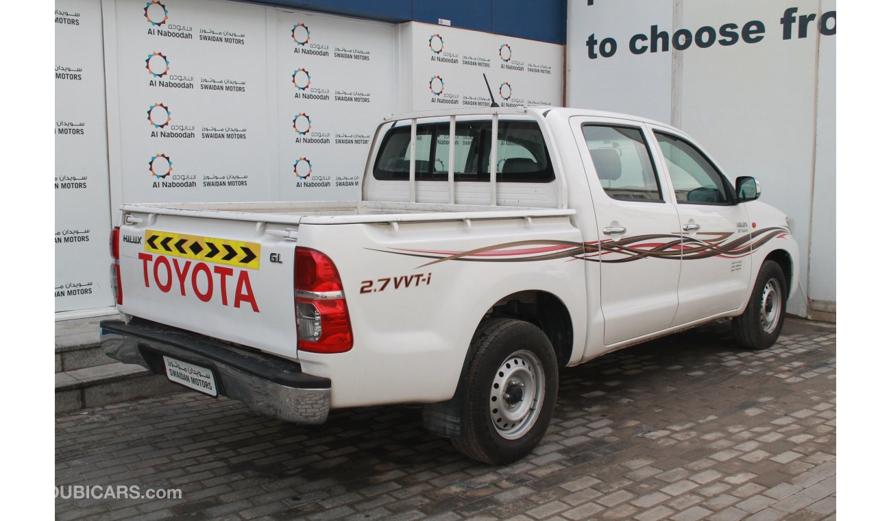 Toyota Hilux 2.7L GL 2015 MODEL DOUBLE CABIN