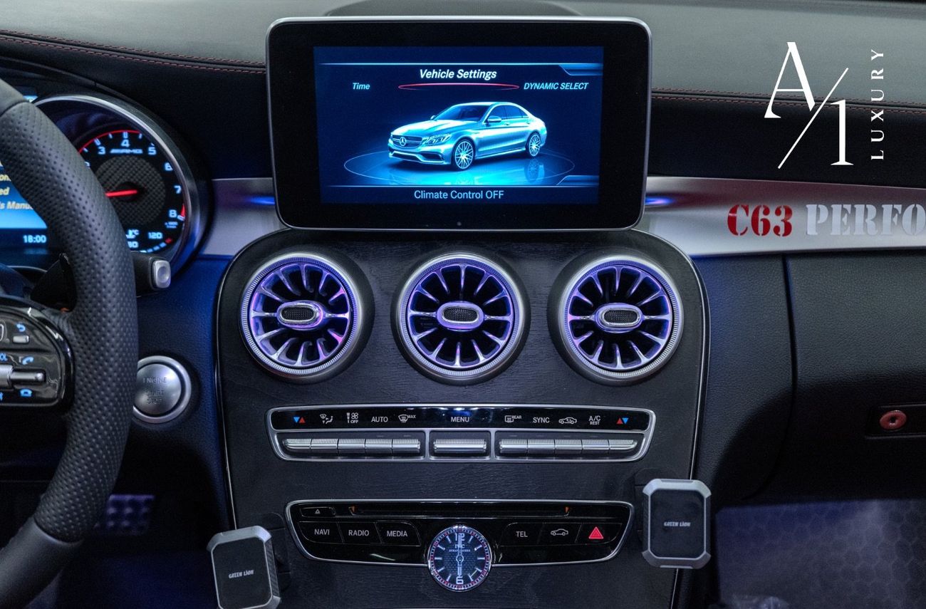 Mercedes-Benz C 63S AMG Std 4.0L Sedan 2015 Mercedes C63s, Fully Loaded, Excellent Condition, V8 (510) Bhp, Japanese Specs