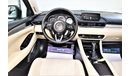Mazda 6 AED 1070 PM 2.5L S GRADE GCC DEALER WARRANTY
