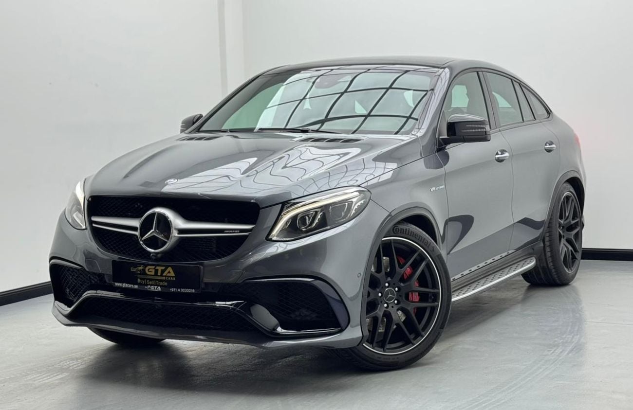 Mercedes-Benz GLE 63 S AMG Coupe 2017 Mercedes-Benz GLE 63 S AMG 4Matic Coupe, Full Service History, Excellent Condition, GCC