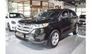 Ford Edge 100% Not Flooded | SE Ecoboost | GCC Specs - 2.0L | Single Owner | Accident Free | Excellent Conditi