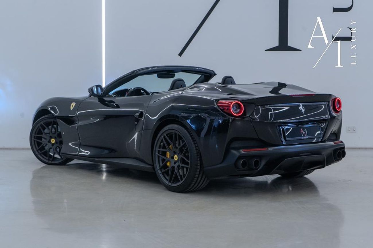 Ferrari Portofino Std 3.9L 2020 Ferrari Portofino, Warranty, Carbon Fiber Package, Nero Daytona WB Exterior, Very Low