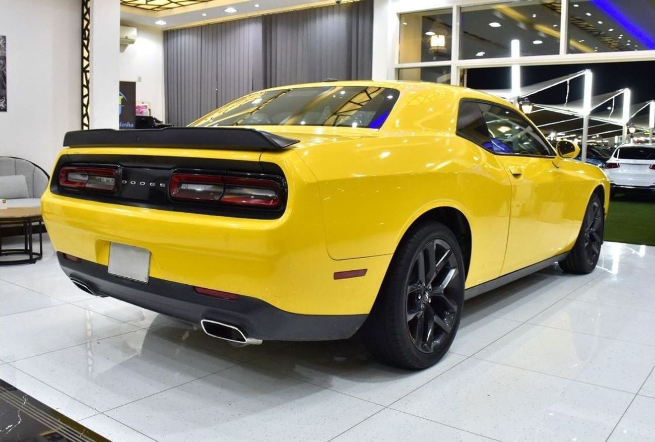 Dodge Challenger EXCELLENT DEAL for our Dodge Challenger ( 2019 Model ) in Yellow Color American Specs
