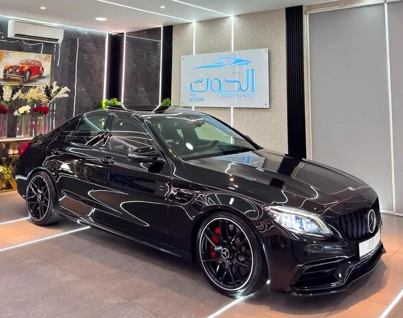 مرسيدس بنز C 63 S ELITE AMG SPECIAL MERCEDES C63S V8 || GCC || TOP OPTIONS || FORGED CARBON FIBER || RADAR LANE ASSIST