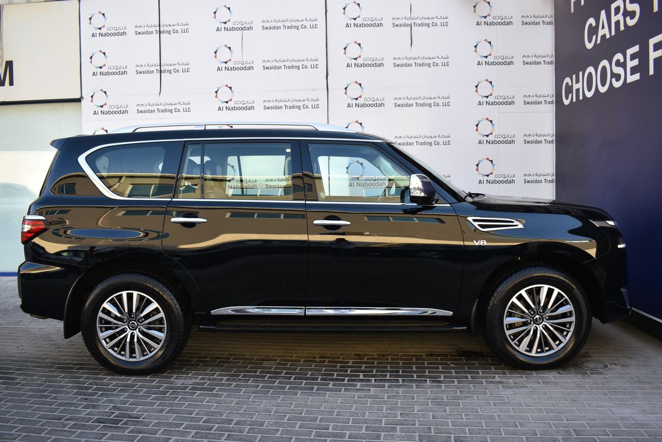 نيسان باترول AED 3359 PM | 5.6L LE PLATINUM V8 4WD GCC DEALER WARRANTY