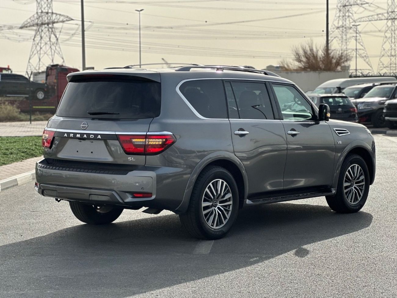 نيسان أرمادا SL 360 camera, sunroof perfect condition Full Option